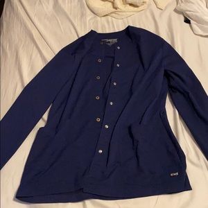 Greys anatomy scrub jacket - navy - large